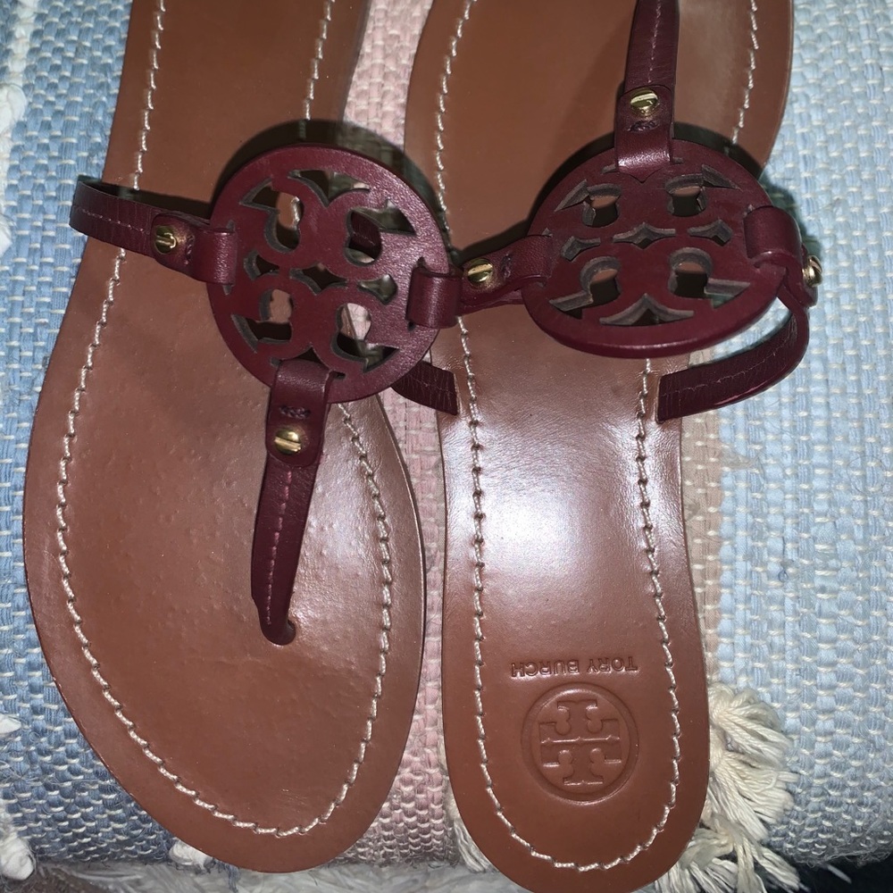 Tory Burch Miller Sandals (Thin Strap)
